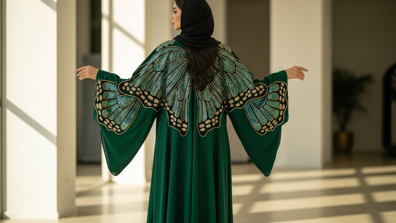 Butterfly Abaya Design