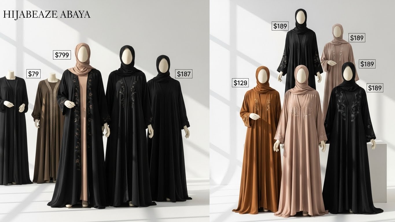 Hijabeaze Abayas with Prices