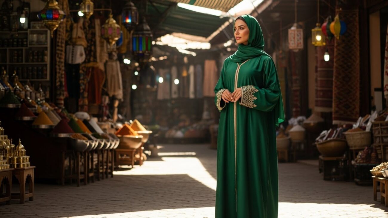 Green Abaya