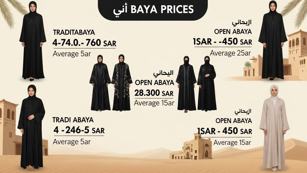 Abaya price in Saudi Arabia