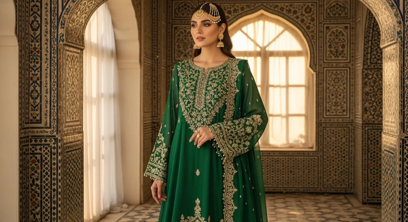Chiffon Pakistani Clothing