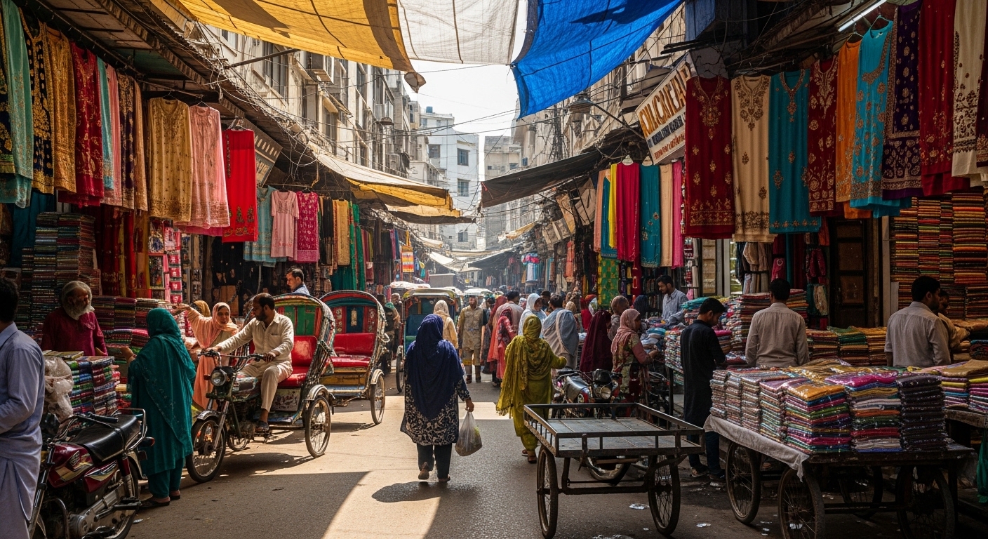Karachi Cloth Market