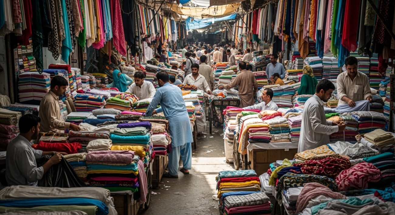 Karachi Wholesale Cloth Market