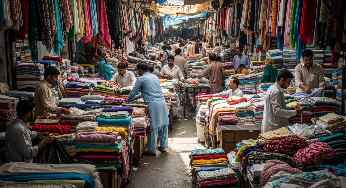 Karachi Wholesale Cloth Market